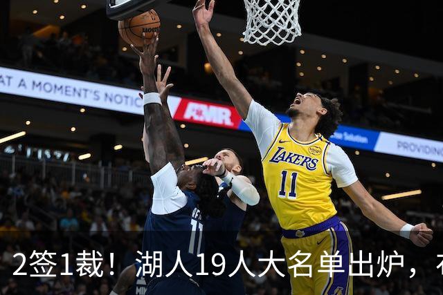 2签1裁！湖人19人大名单出炉，布朗尼可能跟随老詹一同离队